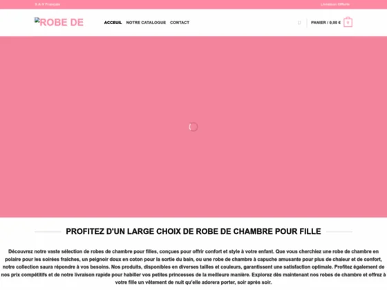 Robe Chambre Fille 