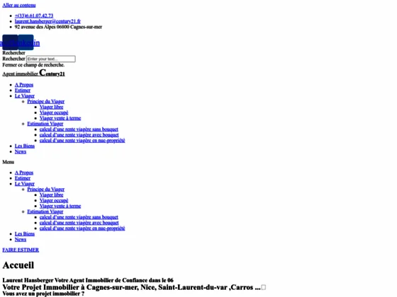 Laurent H - Estimation / Vente Appartement & Maison à Cagnes-sur-Mer et alentours