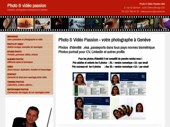 Photographe professionnel à Chêne-Bourg (Genève)