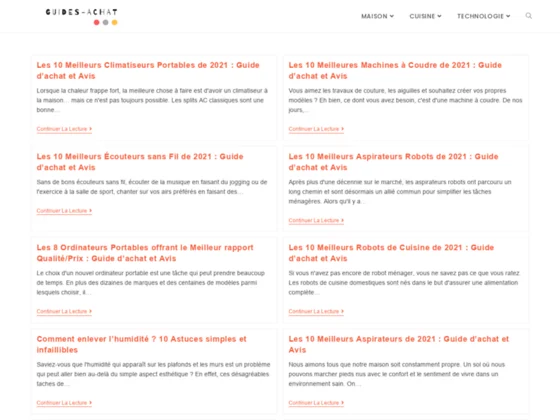 Guides d'Achat