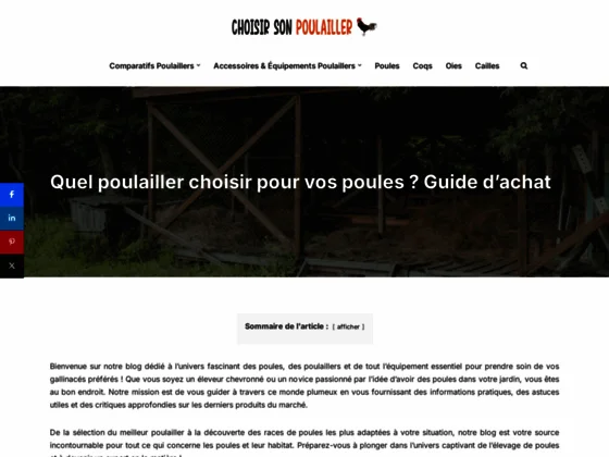 Choisir son poulailler