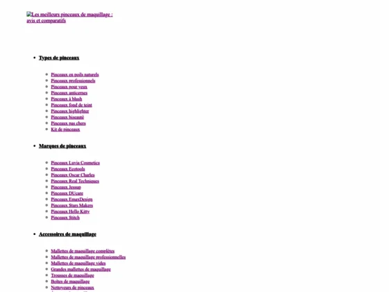 Pinceau maquillage