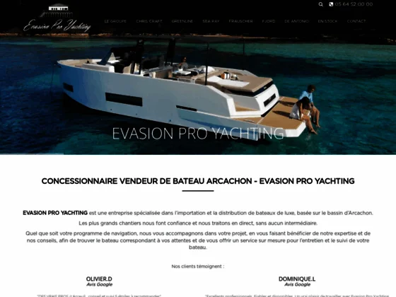 Vendeur de bateau arcachon - Evasion Pro Yachting