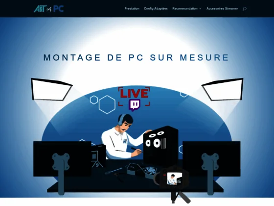 Art Of Pc pour un service de montage pc