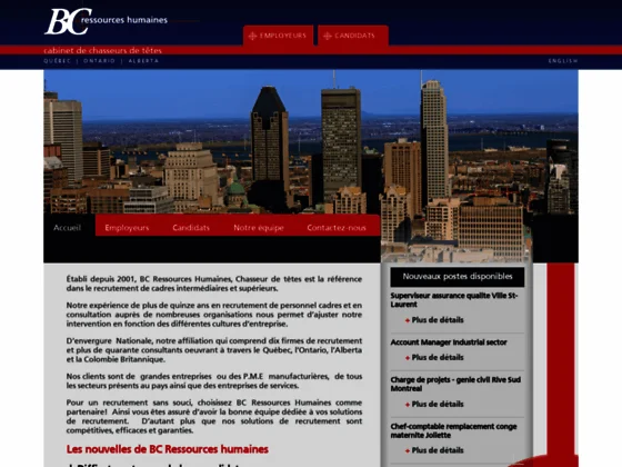 Cabinet spécialisé dans le recrutement de cadres