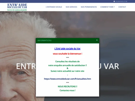 Service à la personne Toulon - Entr'aide sociale du Var