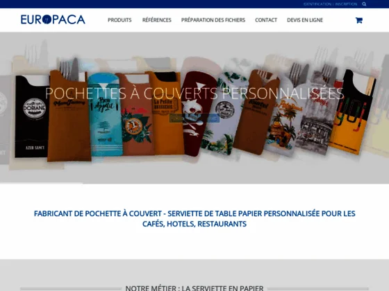 Serviette restaurant - Europaca