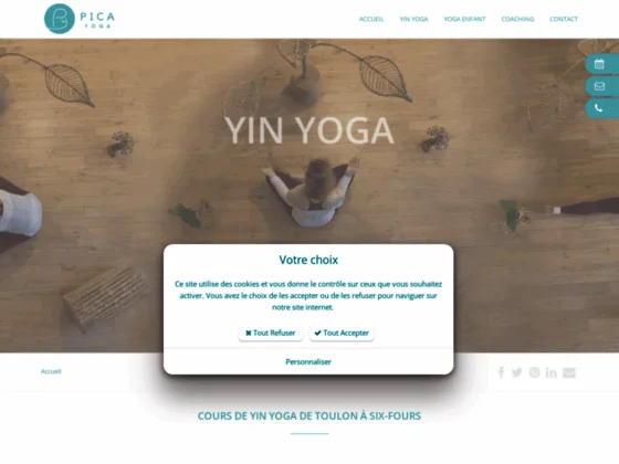 Yin yoga Six-fours - PICAYOGA