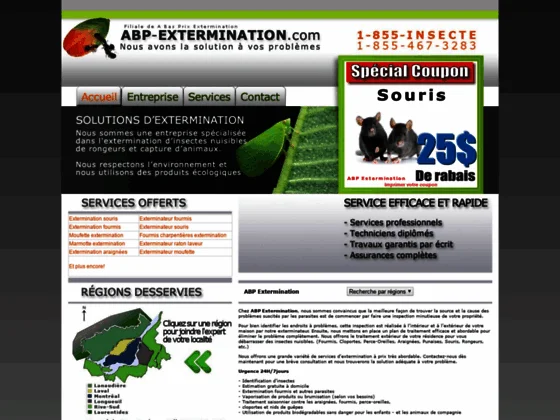 ABP Extermination, votre exterminateur à Montréal