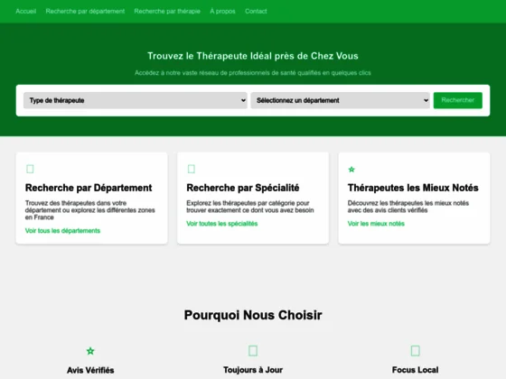 Meilleurs thérapeutes de France