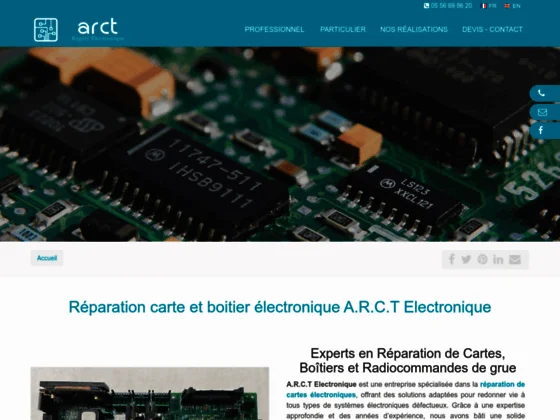 Réparation boîtier électronique - ARCT Electronique