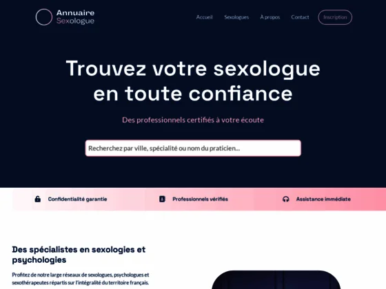 Annuaire sexologue