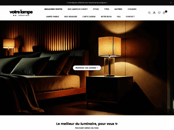 Votre lampe de chevet