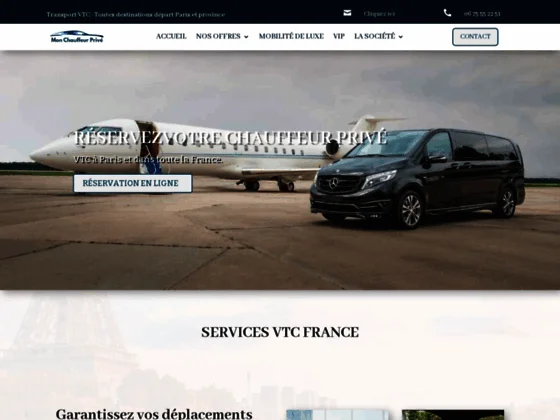 Chauffeur privé VTC luxe
