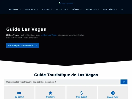 Guide de voyage iCi Las Vegas