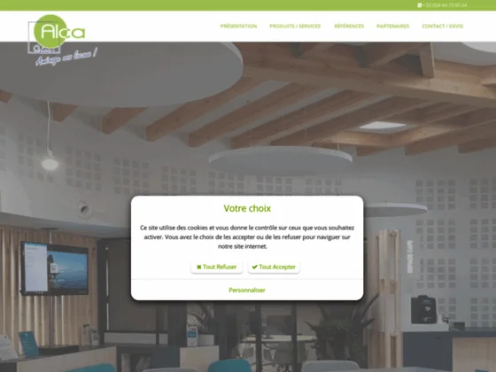 Cloison amovible Toulon - Alca Décor