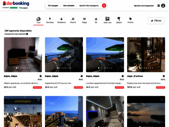 Location de vacances Algérie 