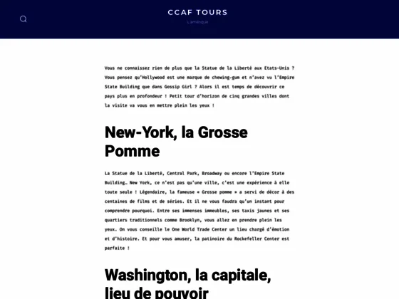 CCAF Tours, guide pratique pour explorer le Canada 