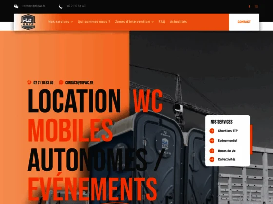 Antp - location de wc mobile