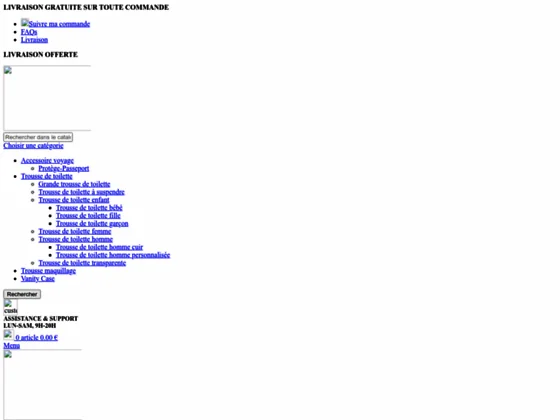 Les trousses de toilette Veebag