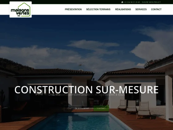 Constructeur maison Var - Maisons Vertes