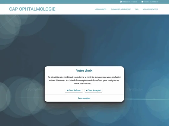 Cabinet Ophtalmologie Cannet des maures - Cap Ophtalmologie