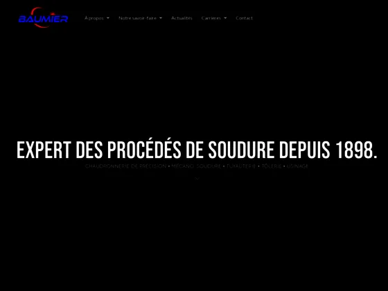 Mécano-soudure - Baumier 