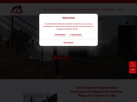 Entreprise maçonnerie Six Fours les Plages - ETS Aslan
