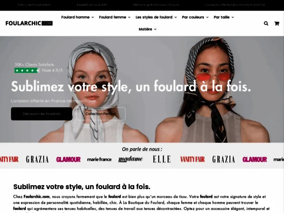 Foularchic© | Le Spécialiste du Foulard