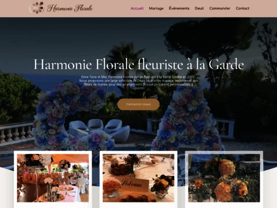 Fleur mariage la Garde - Harmonie Florale
