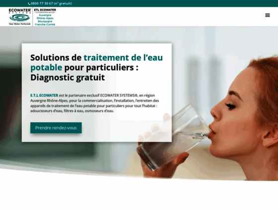 Solutions d’adoucisseurs d’eau par etl Ecowater
