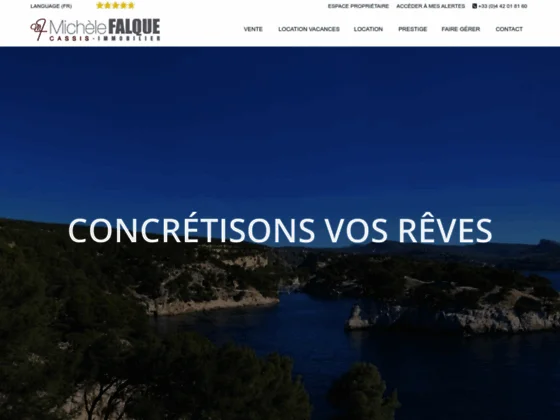 Agence immobiliere Cassis - Agence Falque