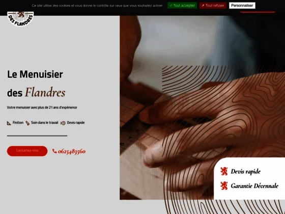 Le Menuisier des Flandres entre Hazebrouck et Bailleul