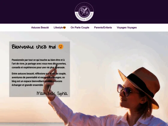 le blog féminin Mamzelle Sophia