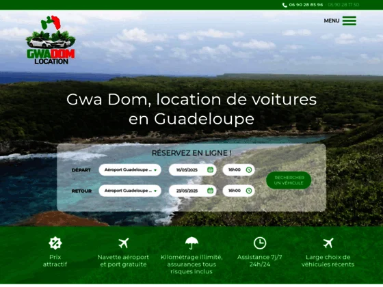 Location voiture pôle caraibe