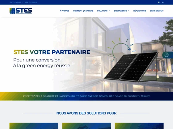 Société Photovoltaique en Tunisie - STES