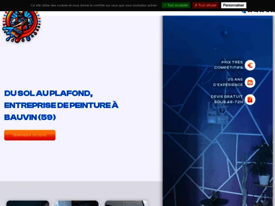 Du Sol au Plafond : Peintre Décorateur à Lens