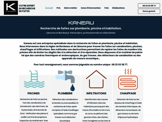 Rechecrhe de fuite à Bordeaux