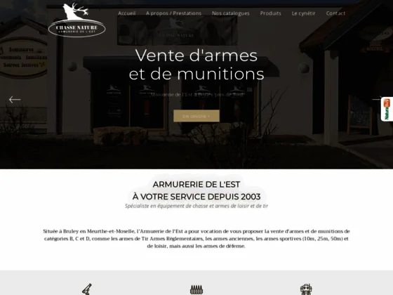 Armurerie chasse en ligne