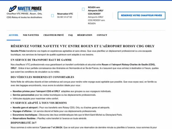 Chauffeur VTC PRIVEE , Rouen , Orly, CDG Roissy et toutes les destinations