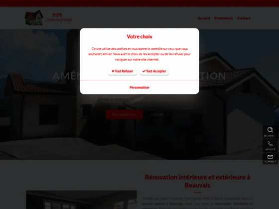 Rénovation extérieure à Beauvais - MPI Construction
