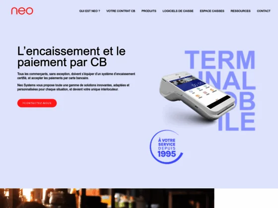 Neo Systems - Offres : Solutions d'encaissement et paiement par carte bancaire pour commerçants