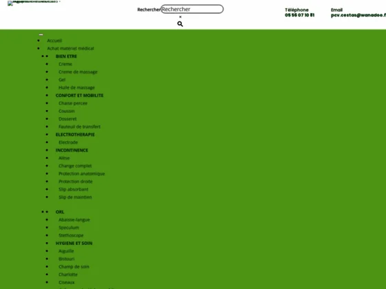 Location et vente de matériel de santé