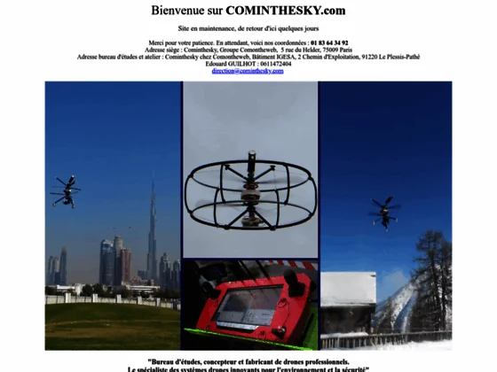 Cominthesky : Bureau d'études drones et prestation de drones professionnels