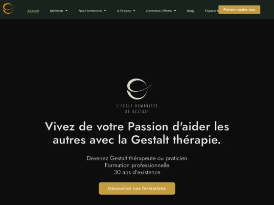 Formez-vous à la Gestalt-thérapie avec l'École Humaniste de Gestalt