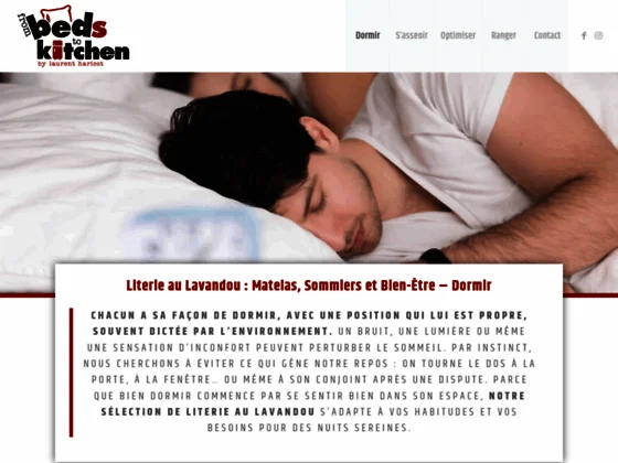 Cuisine Lavandou - Beds to Kitchen