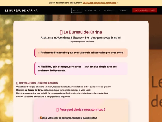 Assistance administrative adaptée aux professionnels indépendants