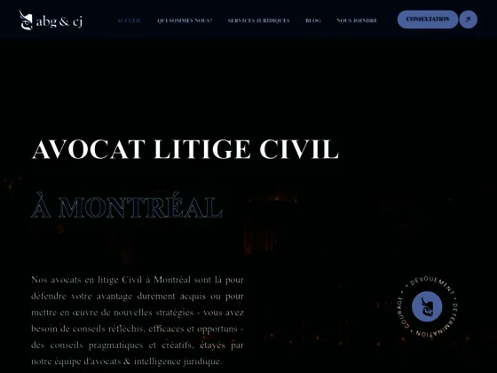 Cabinet d’avocats spécialisé en litiges civils à Montréal