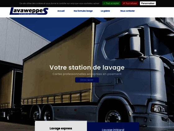 LavaWeppes à Illies : Station de lavage poids lourd