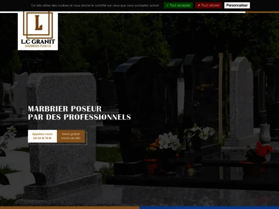 LC Granit : Marbrerie funéraire Lille - Haubourdin